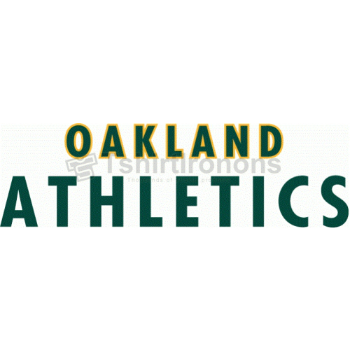 Oakland Athletics T-shirts Iron On Transfers N1795